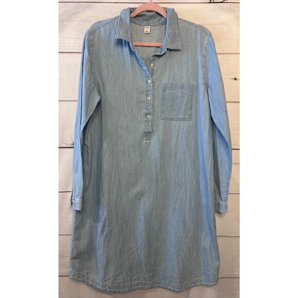 Old Navy Dresses & Skirts - NWT Old Navy Size LG Chambray Dress Cozy Easy Cute
